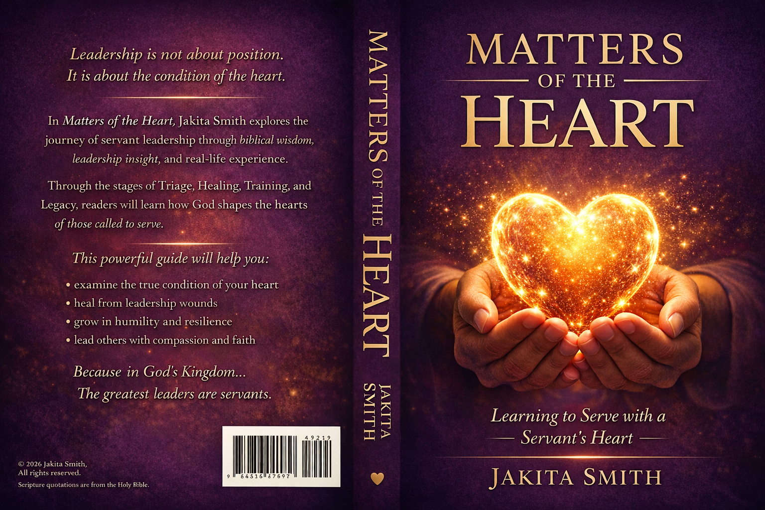 Full cover spread of Matters of the Heart